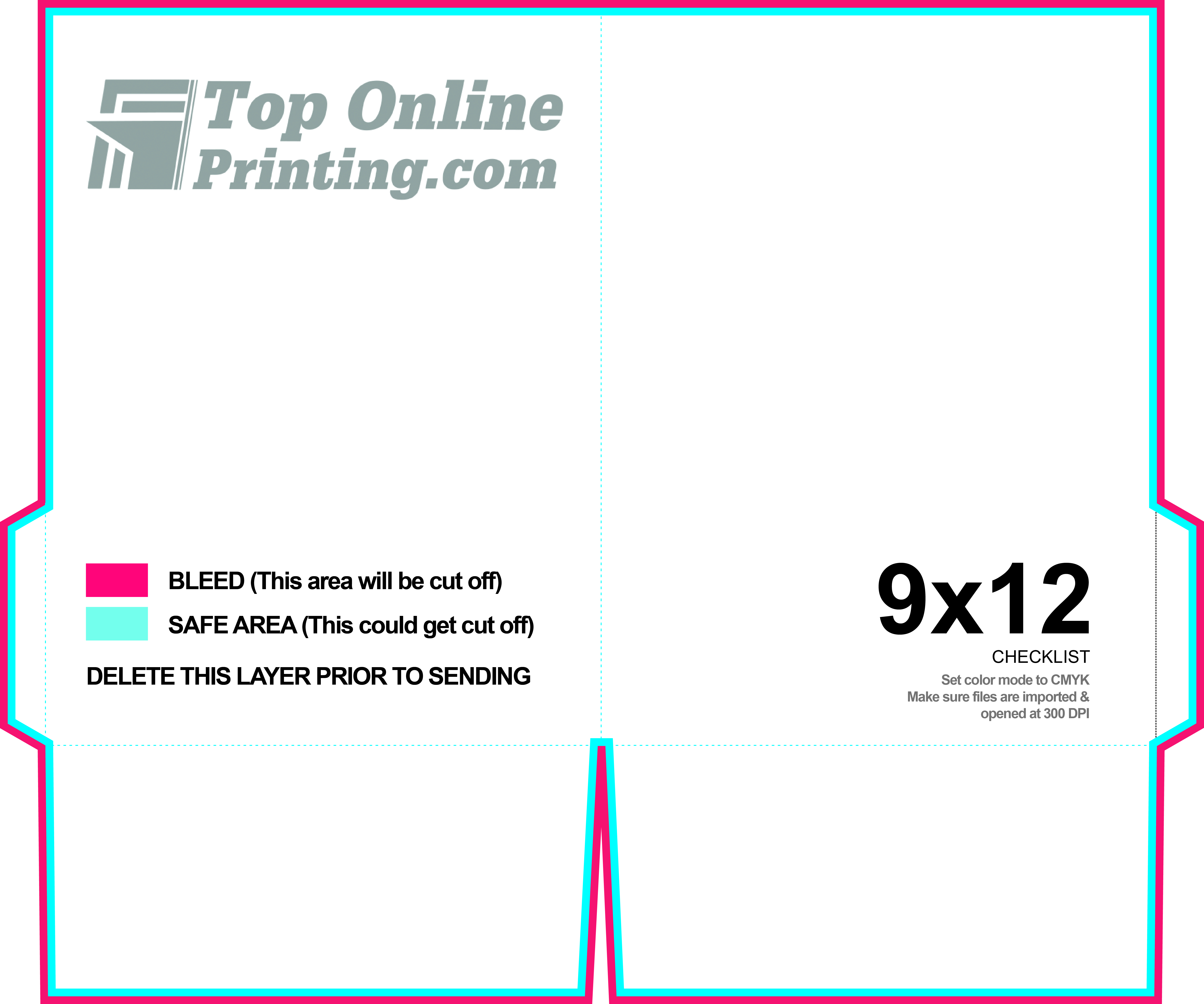 9x12 Pocket Folder Template JPG